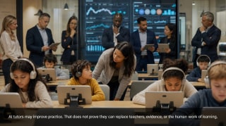 Banner for AI Tutors May Help Education. That Does Not Make Them Teachers.