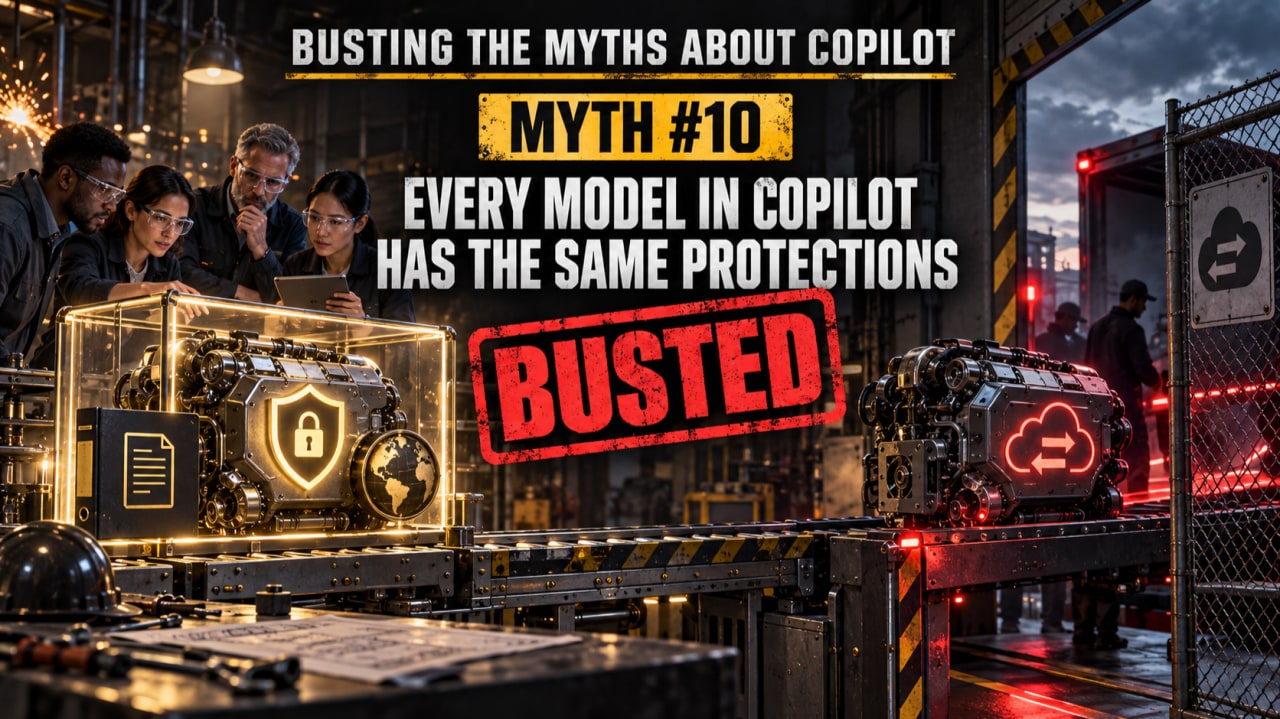 Banner for Busting Copilot Myths #10: Every Model in Copilot Has the Same Protections
