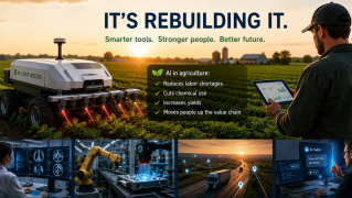 Banner for 🌾🤖 From Fields to Factories. AI Isn’t Replacing Work. It’s Rebuilding It.